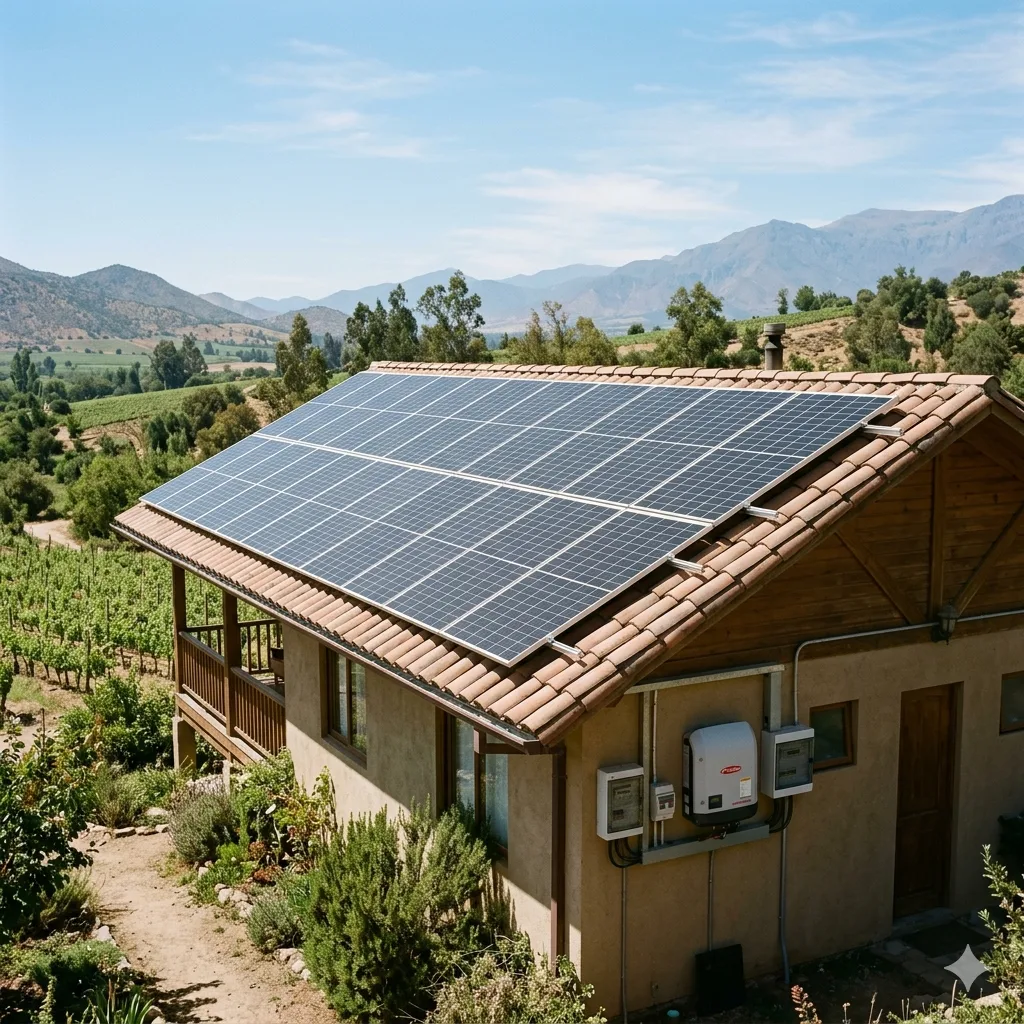 Mantención optimización fotovoltaica Pirque
